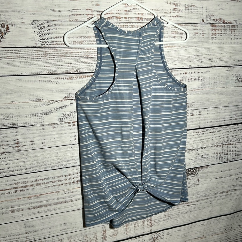 Lululemon All Tied Up Tank
Cut Back Stripe Tempest Blue White 6 - Picture 13 of 16